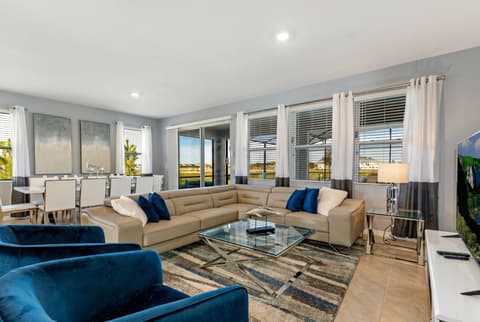 Inside a White Rose Villa